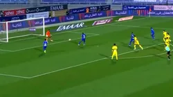 André Carrillo anotó su quinto gol en la temporada con el Al Hilal. (Foto: Captura de video)