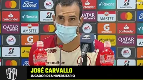 José Carvallo confía en la remontada por Copa Libertadores: "La llave sigue abierta"