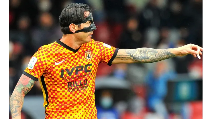 Gianluca Lapadula, delantero del Benevento. (Foto: Twitter Benevento)