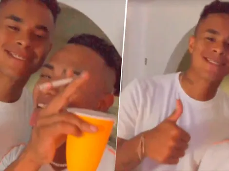 Polémica: Christopher Olivares en reunión con alcohol y sin distanciamiento social