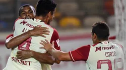 Universitario de Deportes en su triunfo ante la Universidad San Martín. (Foto: Liga de Fútbol Profesional)