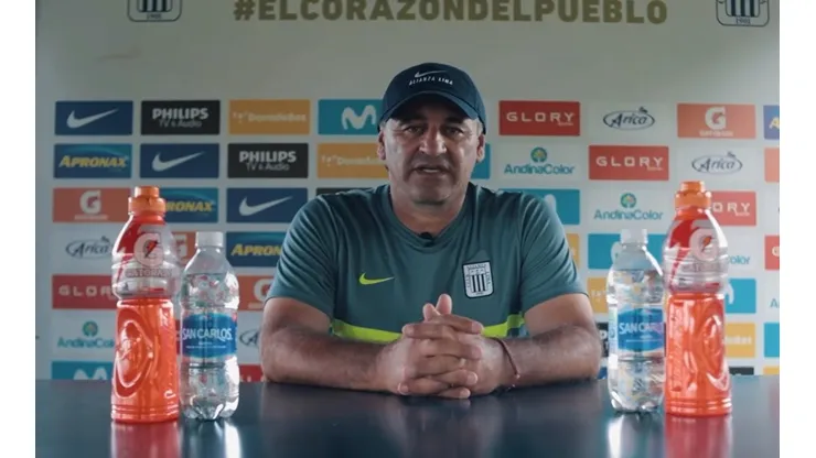 El DT de Alianza Lima espera vivir una verdadera fiesta este domingo y conseguir los tres puntos. Foto: Alianza Lima