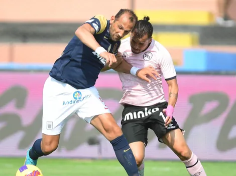 Dolor de cabeza: Hernán Barcos no puede entrenar y sería baja por lesión ante Carlos A. Mannucci