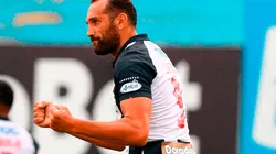 Hernán Barcos es consciente que le deben al hincha una buena participación en Libertadores. Foto: Liga de Fútbol Profesional