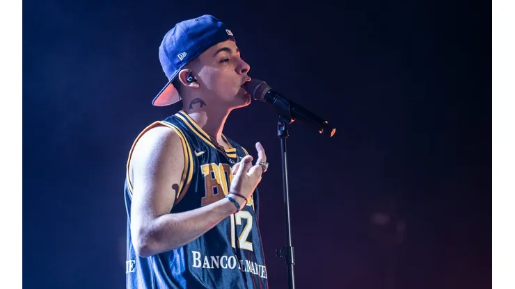 Trueno, cantante argentino de música urbana (Getty images).