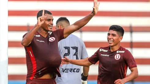 Nelinho Quina anotó el 1-0 de Universitario ante Cantolao. (Foto: Twitter Universitario de Deportes)