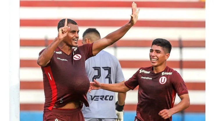 Nelinho Quina anotó el 1-0 de Universitario ante Cantolao. (Foto: Twitter Universitario de Deportes)