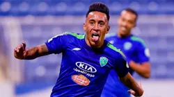 Christian Cueva brindó una asistencia digna de un videojuego. (Foto: Twitter Al Fateh)