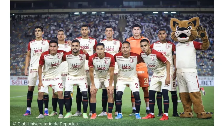 Universitario y el once que prepara para debutar ante la Academia Cantolao. Foto: Universitario