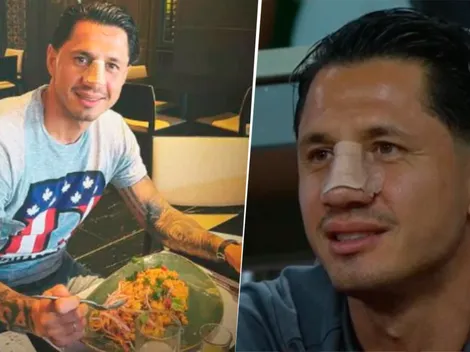 Con comida peruana: Gianluca Lapadula disfruta sus días de descanso