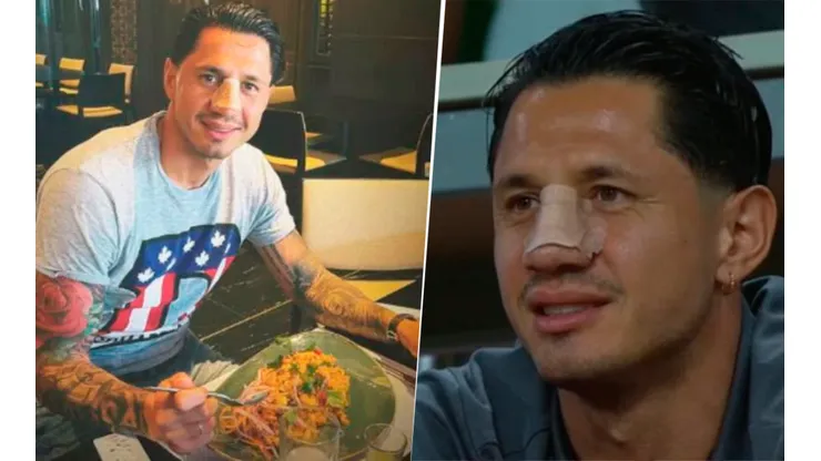 Con comida peruana: Gianluca Lapadula disfruta sus días de descanso