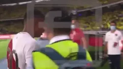 (VIDEO EXCLUSIVO) Edison Flores furioso con periodista peruano en Colombia