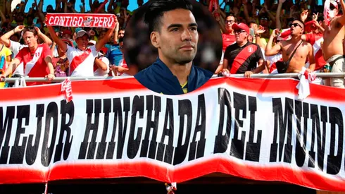 Declaró ser fanático: Radamel Falcao enamorado de la hinchada peruana en Barranquilla
