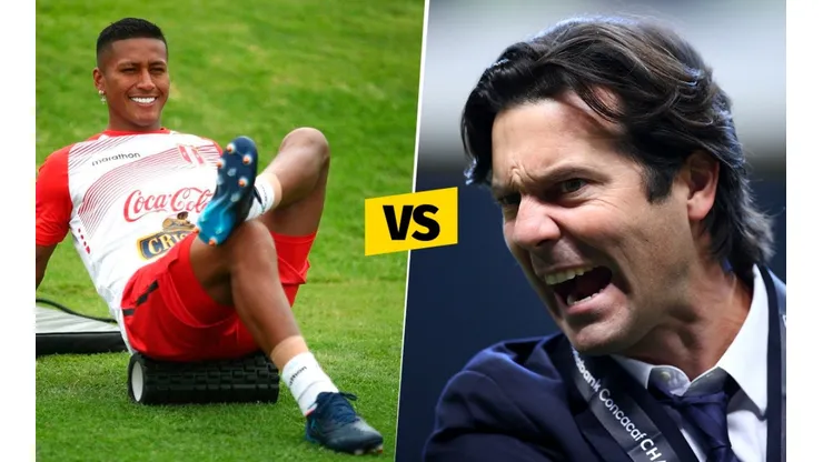 Pedro Aquino se lesionó con Perú y su entrenador Santiago Solari se enfado. (Foto: Twitter Selección Peruana / Getty Images)