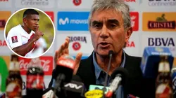 Juan Carlos Oblitas no vio el gol de Edison Flores. (Foto: Twitter Selección Peruana)