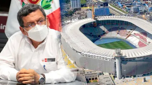 El ministro de Salud confirmó que la Selección Peruana podrá jugar en el estadio Nacional con el 50% de aforo. Foto: GLR