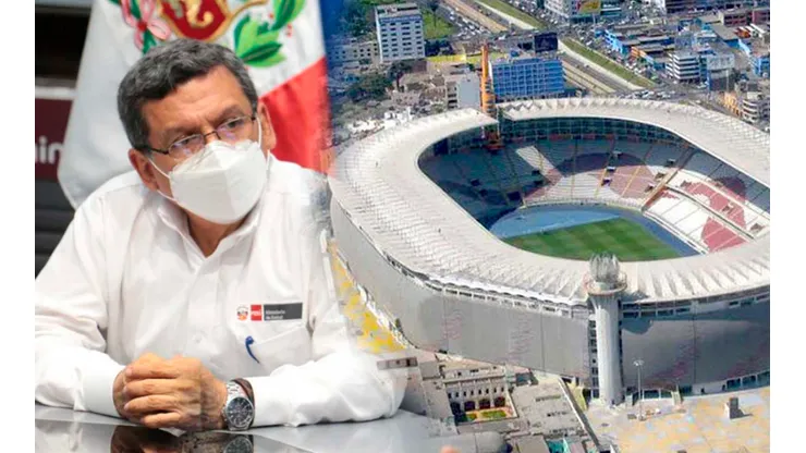 El ministro de Salud confirmó que la Selección Peruana podrá jugar en el estadio Nacional con el 50% de aforo. Foto: GLR