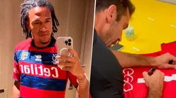 Gianluca Lapadula consiguió la camiseta de Gianluigi Buffon para Pedro Gallese