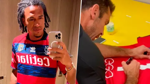 Gianluca Lapadula consiguió la camiseta de Gianluigi Buffon para Pedro Gallese