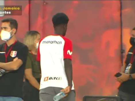 Antes del partido: Christian Ramos se lesionó mientras hacía el calentamiento