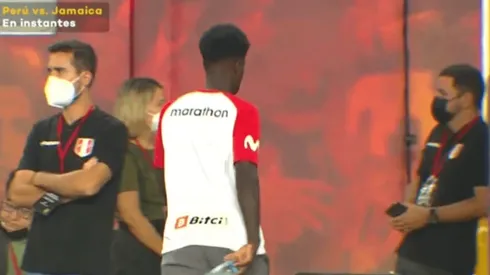 Antes del partido: Christian Ramos se lesionó mientras hacía el calentamiento