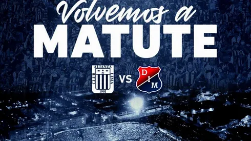 Alianza Lima se medirá ante Deportivo Independiente Medellín. (Foto: Twitter Alianza Lima)