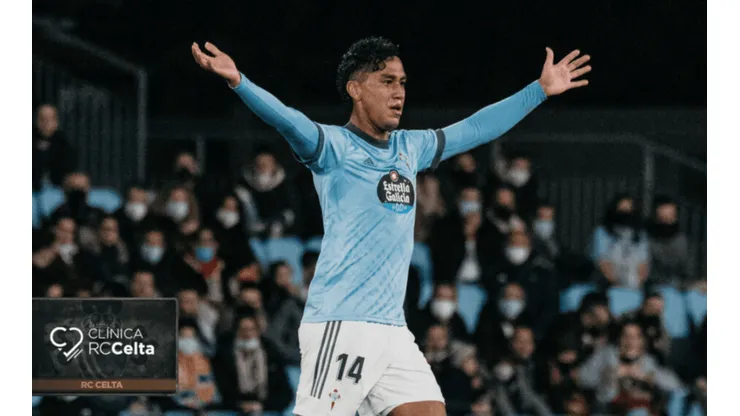 Tiene el alta: Celta de Vigo informó el estado médico de Renato Tapia