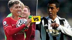 Firmino va tras Solano. (Foto: Getty Image)