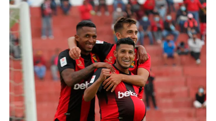 Con gol de Alexis Arias, FBC Melgar derrotó 1-0 a Deportivo Pereira en la 'Tarde Rojinegra'. Foto: FB Melgar
