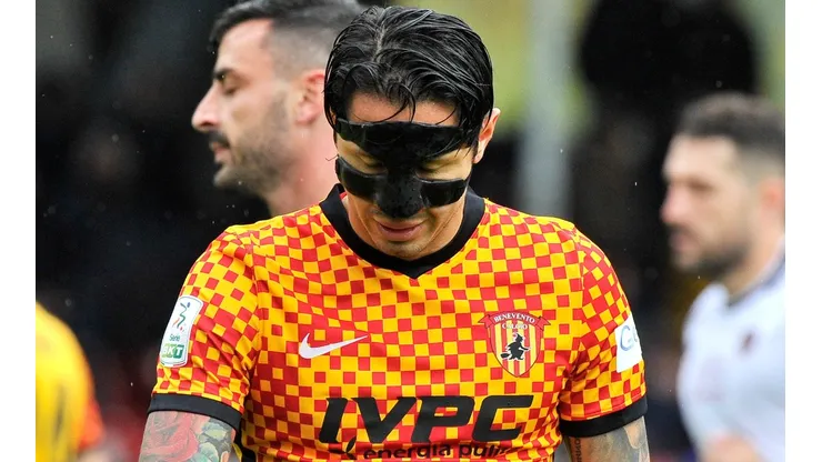 Lapadula en Benevento. (Foto: Twitter Benevento)