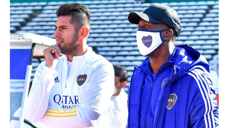 Carlos Zambrano y Luis Advíncula en Boca Juniors. (Foto: Twitter Boca Juniors)
