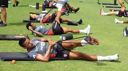 La Selección Peruana sumó un día más de entrenamientos en el complejo deportivo de la Videna. Foto: FPF