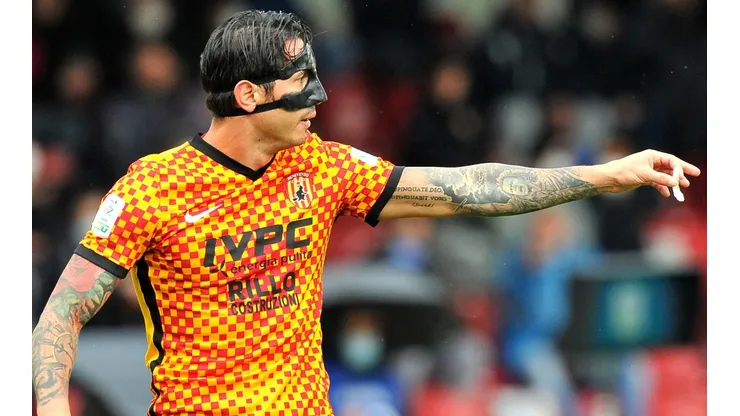 Gianluca Lapadula, jugador del Benevento de la Serie B de Italia. (Foto: Getty Images)