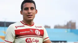 Alex Valera festejando un gol con Universitario. (Foto: Liga de Fútbol Profesional)