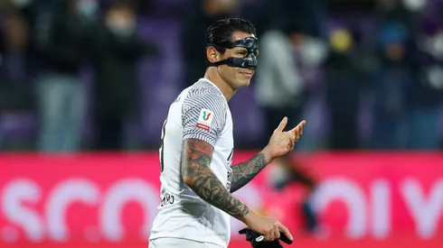 Gianluca Lapadula en uno de sus últimos partidos en Benevento. Foto: Getty