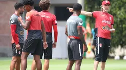 Selección Peruana viene entrenando en las instalaciones de la Videna. Foto: FPF