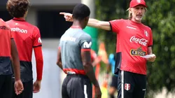 Ricardo Gareca entrenando a la Selección Peruana. (Foto: Twitter Selección Peruana)