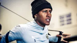 Pedro Aquino entrenándose con el América de Mexico. (Foto: Twitter)