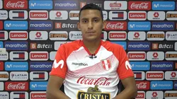 Alex Valera en entrevista para la FPF tras culminar el entrenamiento de la Selección Peruana. Foto: FPF