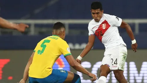 Raziel García con la Selección Peruana. Foto: Selección Peruana (Twitter)