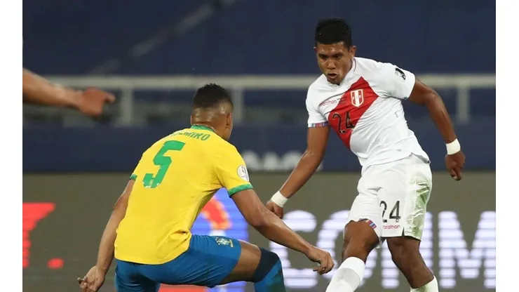Raziel García con la Selección Peruana. Foto: Selección Peruana (Twitter)