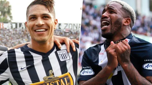 Paolo Guerrero jugando para Alianza Lima. (Foto: Twitter Alianza Lima) / Jefferson Farfán festejando título de Alianza Lima. (Foto: Liga de Fútbol Profesional)