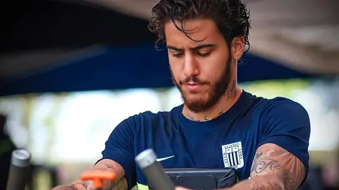 Beto Da Silva entrenando con Alianza Lima. (Foto: Twitter Alianza Lima)
