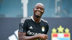 John Jairo Mosquera en su primer entrenamiento en la Florida. Foto: Club Sporting Cristal