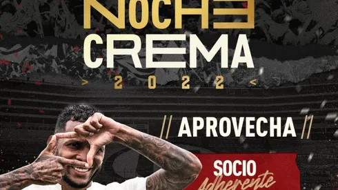 Noche Crema 2022. (Foto: Twitter Universitario de Deportes)