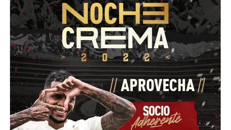 Noche Crema 2022. (Foto: Twitter Universitario de Deportes)