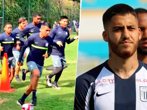 Beto Da Silva se presentó en los entrenamientos de Alianza Lima y generó comentarios