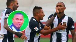 Arley Rodríguez celebrando una de sus cuatro anotaciones en la Liga 1 2021.