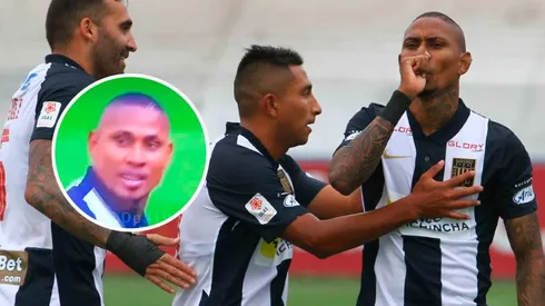 Arley Rodríguez celebrando una de sus cuatro anotaciones en la Liga 1 2021.