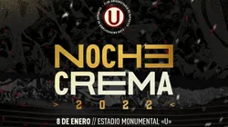 Noche Crema 2022 ya tiene precios. (Foto: Twitter Universitario de Deportes)